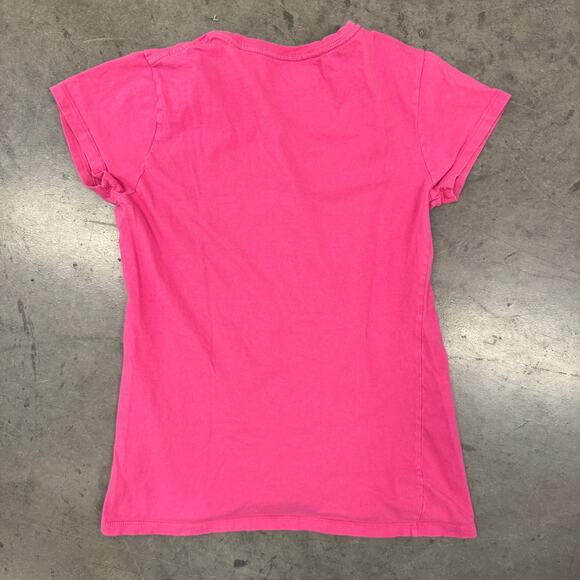 Vintage Y2k Skull Wings Cinderella Heavy Metal Pink Band Tour Graphic Tee Small - Picture 2 of 4